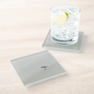 Dessous-de-verre En Verre Bécasseau côtier sur la plage