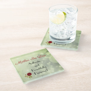 Dessous-de-verre En Verre Belle citation de Mother In Law