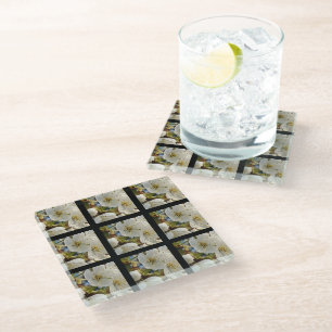 Dessous-de-verre En Verre Belle Grille Springflower