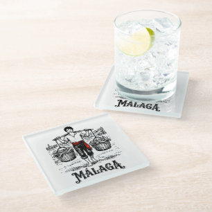 Dessous-de-verre En Verre Bienvenue à Malaga 5 : El Cenachero