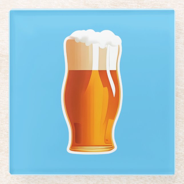 Dessous-de-verre En Verre Bière (Devant)