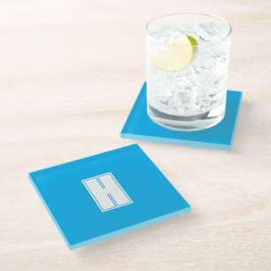 Dessous-de-verre En Verre Blanc foncé