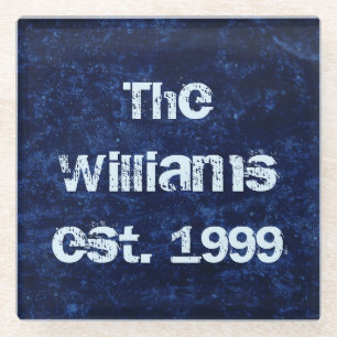 Dessous-de-verre En Verre Bleu renversant