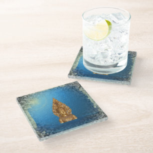 Dessous-de-verre En Verre bouddha