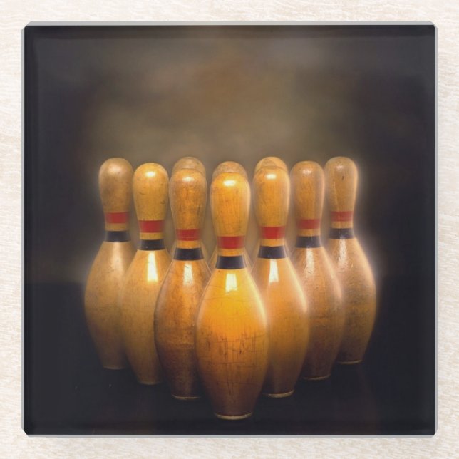 Dessous-de-verre En Verre Bowling (Devant)