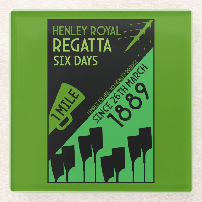 Dessous-de-verre En Verre British River Thames Regatta (Devant)