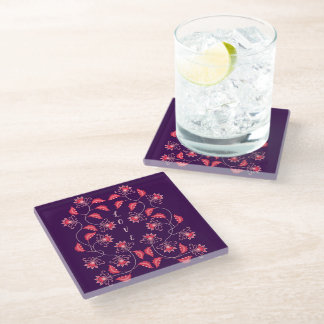 DESSOUS-DE-VERRE EN VERRE CADEAU POUR MAMAN, SOEUR, FILLE, AMIE, PETITE AMIE