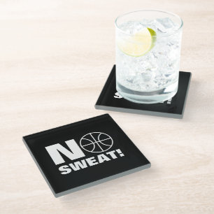 Dessous-de-verre En Verre Cadeau tapis de sport sans sueur pour joueur de ba