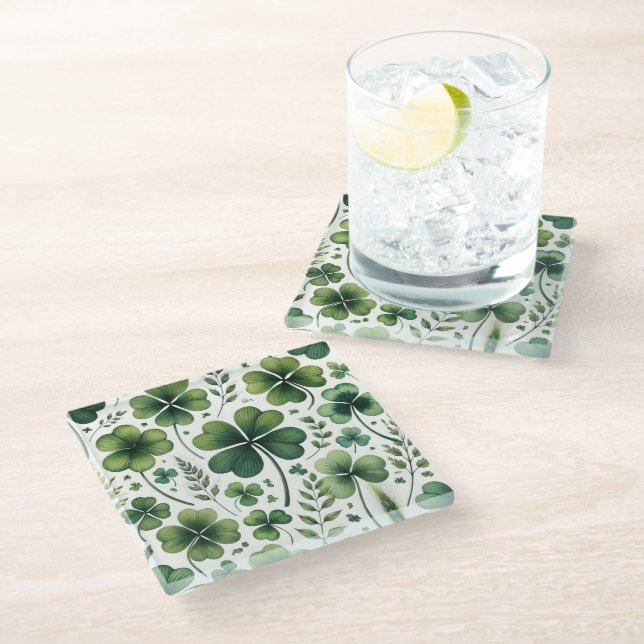 Dessous-de-verre En Verre Calmer les Clochers (Incliné)