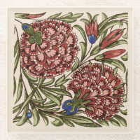 Carnation Carrelage Fleur Antique Art Rustique