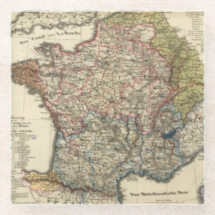 Dessous-de-verre En Verre Carte linguistique de la France