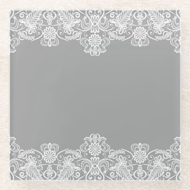 Dessous-de-verre En Verre Carte Mariage (Devant)