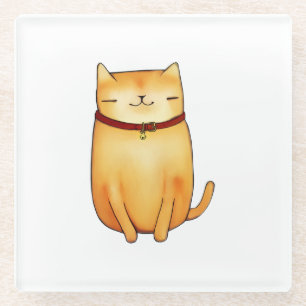 Dessous-de-verre En Verre Cat