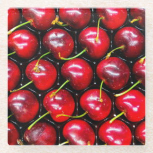 Dessous-de-verre En Verre Cerises