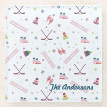 Charmant sports d'hiver personnalisés