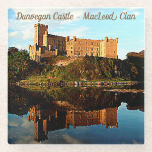 Dessous-de-verre En Verre Château de Dunvegan - MacLeod Clan
