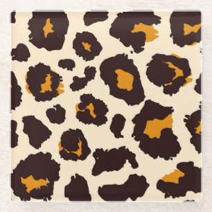 Dessous-de-verre En Verre Cheetah Skin, Texture Poster de animal.