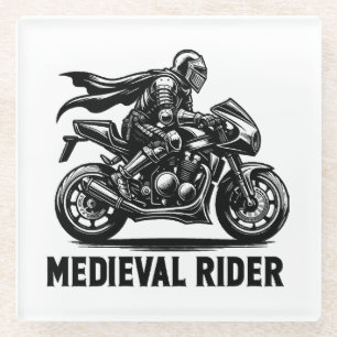 Dessous-de-verre En Verre chevalier médiéval