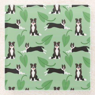 Dessous-de-verre En Verre Chiens de chiots mignons