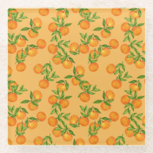 Dessous-de-verre En Verre Chinois d'inspiration japonaise, aquarelle