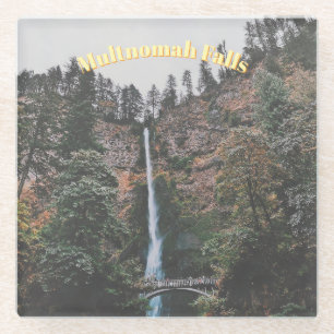 Dessous-de-verre En Verre Chutes de Multnomah