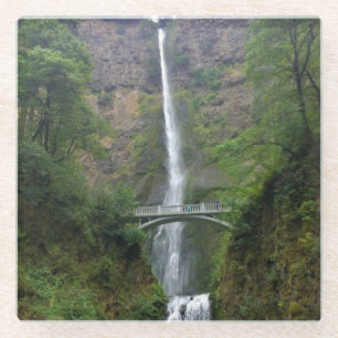Dessous-de-verre En Verre Chutes de Multnomah, Oregon