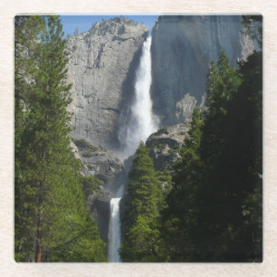Dessous-de-verre En Verre Chutes de Yosemite II du Parc national de Yosemite