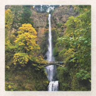 Dessous-de-verre En Verre Chutes Multnomah, Columbia River Gorge, Oregon