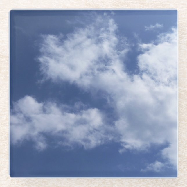 Dessous-de-verre En Verre Ciel (Devant)
