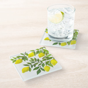 Dessous-de-verre En Verre Citron