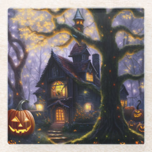 Dessous-de-verre En Verre citrouille/automne/automne/Halloween