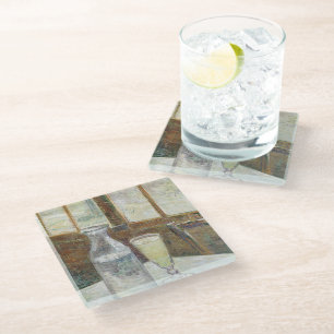 Dessous-de-verre En Verre Classique Van Gogh Café Paris Absinthe Art