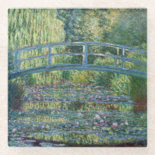 Dessous-de-verre En Verre Claude Monet - Bassin de nymphéas, Harmonie verte