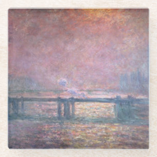 Dessous-de-verre En Verre Claude Monet   la Tamise chez Charing Cross, 1903