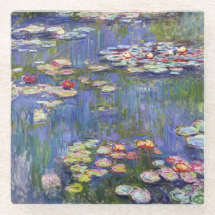 Dessous-de-verre En Verre Claude Monet - Nymphéas / Nénuphars