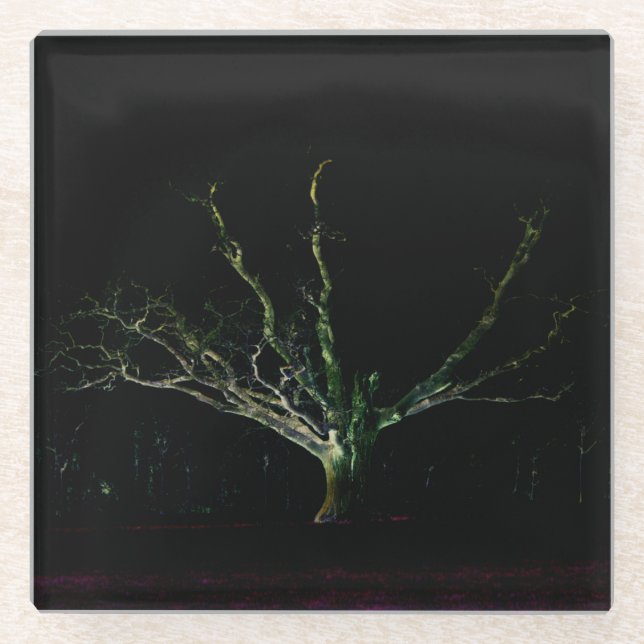 Dessous-de-verre En Verre Coastère Dark Side 1 (Devant)