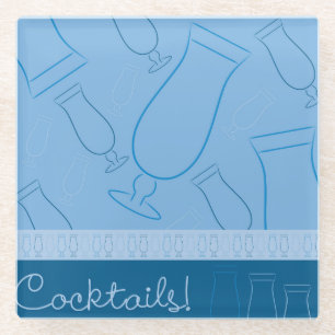 Dessous-de-verre En Verre Cocktails !