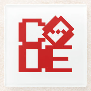 DESSOUS-DE-VERRE EN VERRE CODE