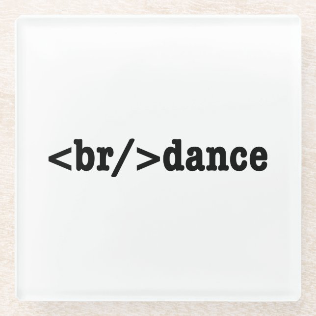 Dessous-de-verre En Verre code HTML de rupture (Devant)
