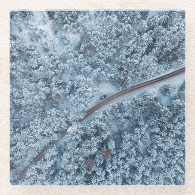Dessous-de-verre En Verre col de montagne (Devant)
