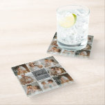 Dessous-de-verre En Verre Collage familial photo et cadeau gris personnalisé<br><div class="desc">Créez un collage familial magnifique et personnalisé avec huit photos, accompagné d'un nom de famille personnalisé en gris. Ce cadeau unique et réfléchi est parfait pour commémorer des moments spéciaux et célébrer l'amour et le lien au sein d'une famille. Le collage présente huit photos soigneusement sélectionnées que vous pouvez fournir,...</div>