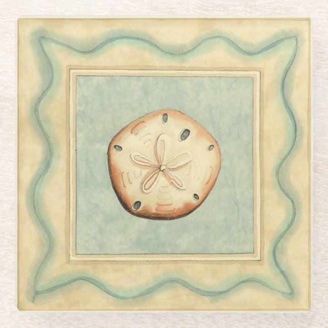 Dessous-de-verre En Verre Collecteur de Shell (Devant)