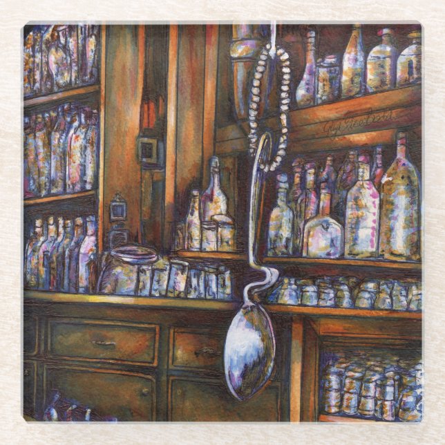 Dessous-de-verre En Verre Compris implicitement (Devant)