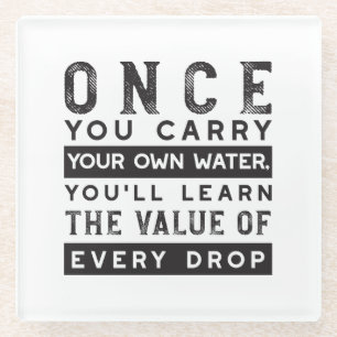 Dessous-de-verre En Verre Conception de devis de sagesse - Valeur de chaque 