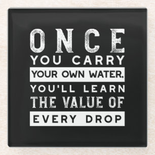 Dessous-de-verre En Verre Conception de devis de sagesse - Valeur de chaque 