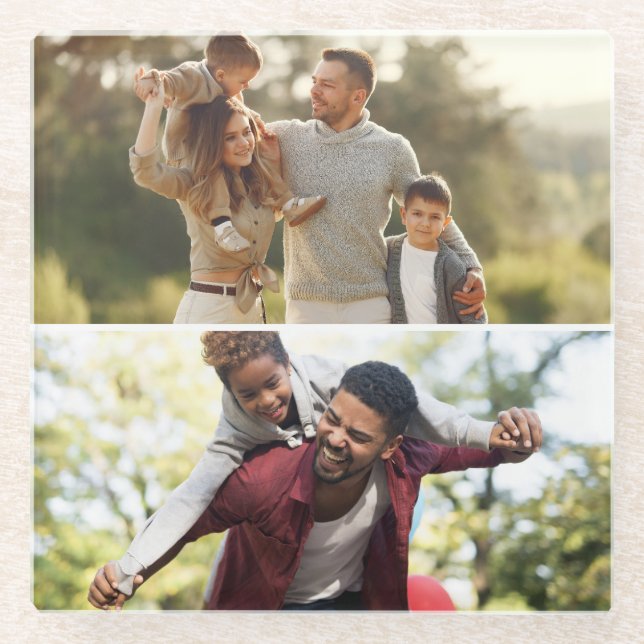 Dessous-de-verre En Verre Concevez votre propre collection photo 2 (Devant)