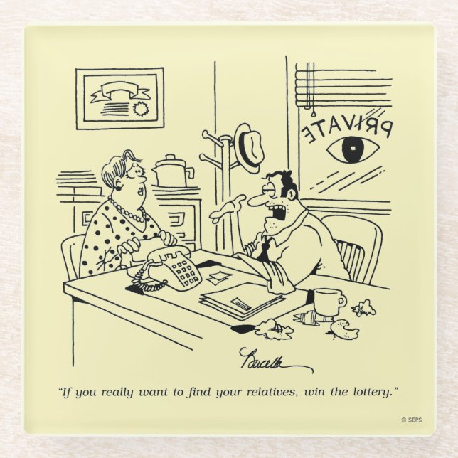 Dessous-de-verre En Verre Conclusion des parents (Devant)