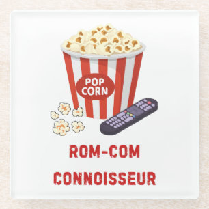 Dessous-de-verre En Verre Connaisseur de comédie romantique
