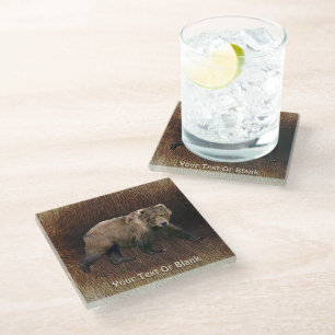 Dessous-de-verre En Verre Cook bear