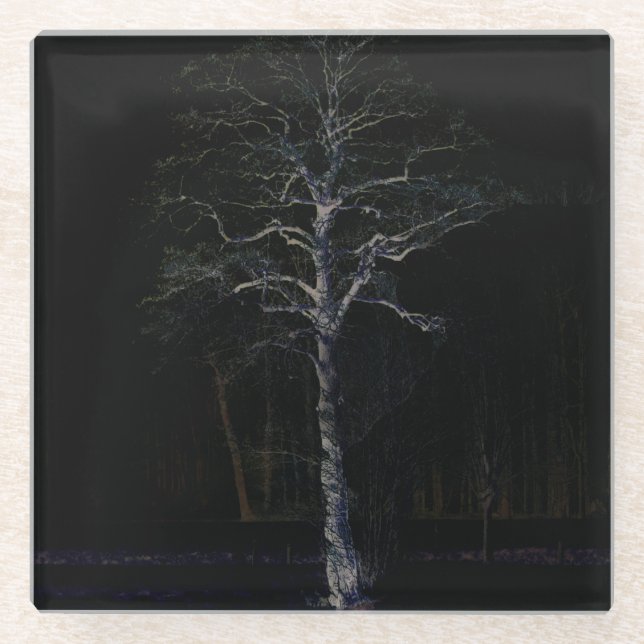 Dessous-de-verre En Verre Côté foncé 3 coastercnm (Devant)